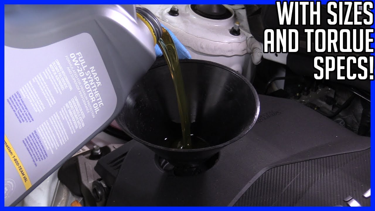 How to Change Oil and Filter Hyundai Tucson 2022-2025 2.5L | With Sizes and Torque Specs!