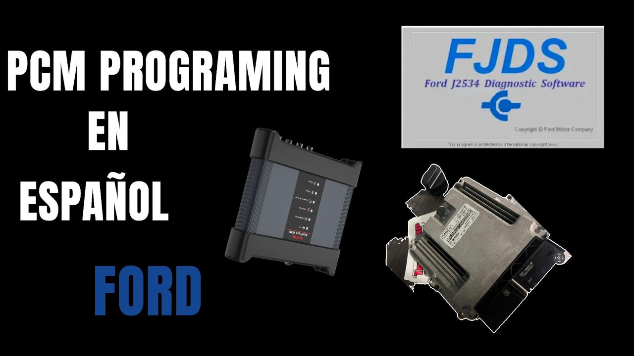2013-2018 FORD PCM-ECU PROGRAMING FJDS SOFTWARE-PASS THRU SAE J2534. PROGRAMACION EN ESPAÑOL PCM .