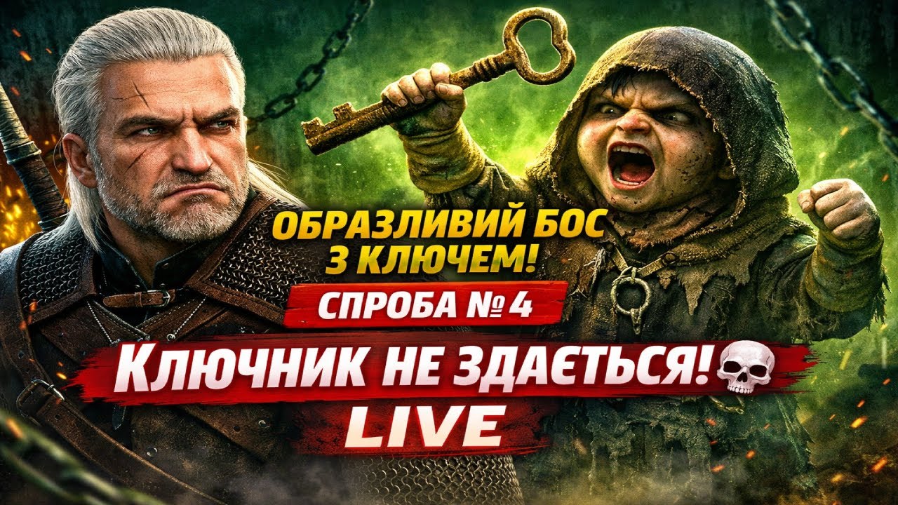 ⚔️ The Witcher 3: Hearts of Stone &mdash; LIVE | #27 | КЛЮЧНИК НЕ ЗДАЄТЬСЯ 💀