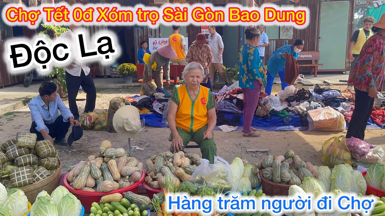 Độc Lạ Chợ Tết 0đ Dành Cho Người Nghèo Khó Khăn 