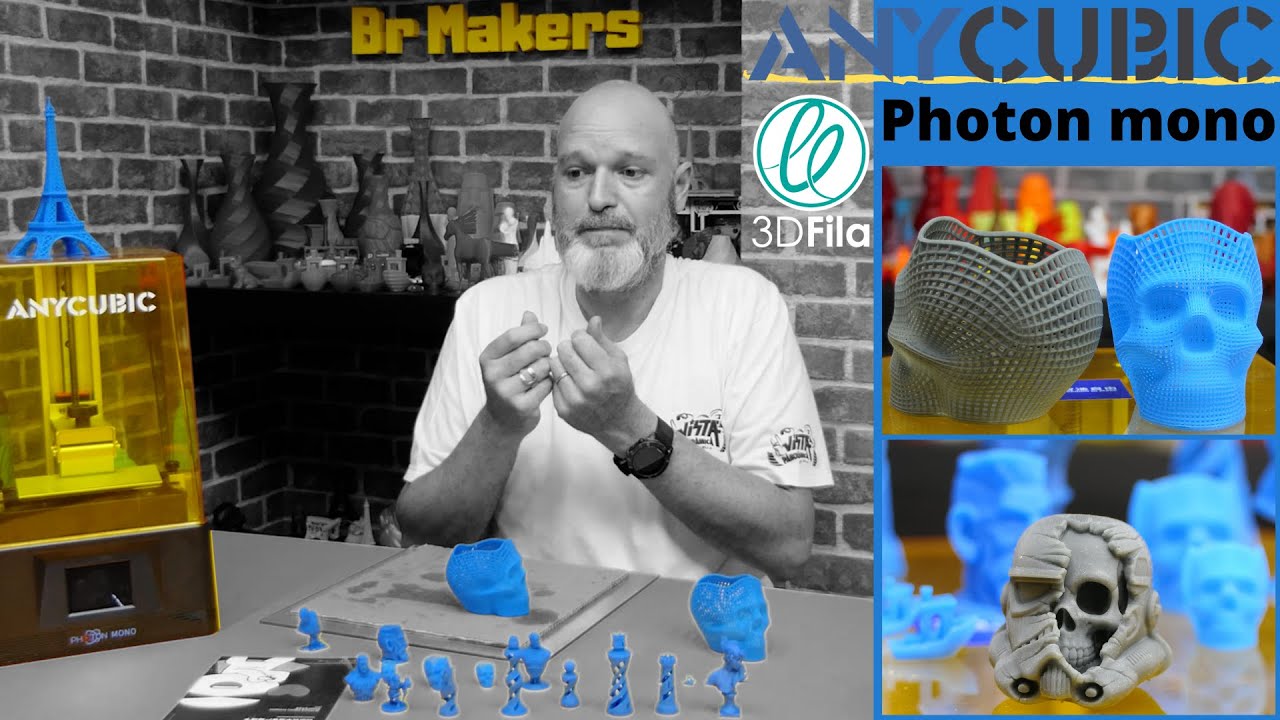 Anycubic Photon Mono - Review de uma BAITA Impressora 3D de RESINA