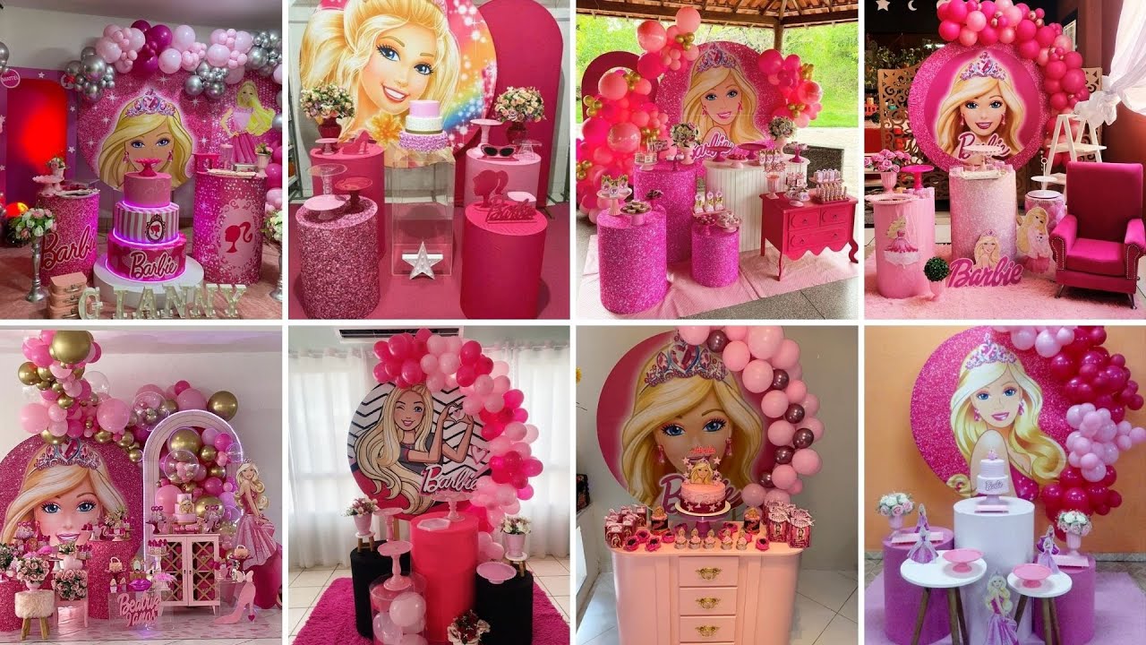 As Melhores Decorações da Barbie em 2025 – Inspirações Modernas, Elegantes e Super Criativas! #party