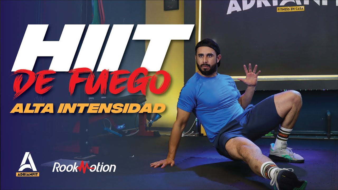 Entrenamiento HIIT ALTA INTENSIDAD 🔥CARDIO HIIT DE FUEGO (RETO ROOK)