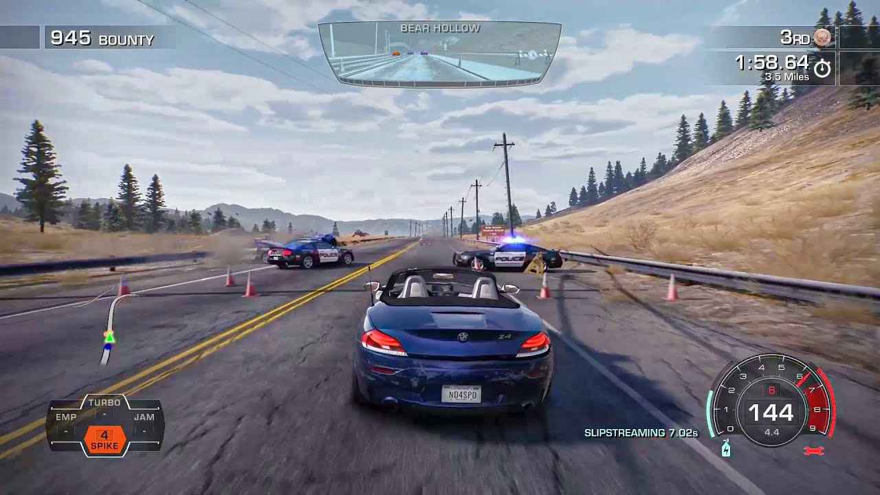 NFS Hot Pursuit Remastered - ''BMW Z4 sDrive35is'' Gameplay in ''Escape The Cops''