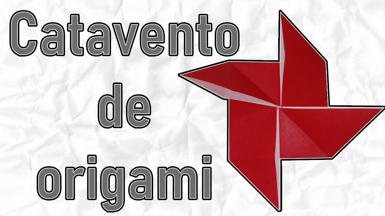 CATAVENTO DE ORIGAMI