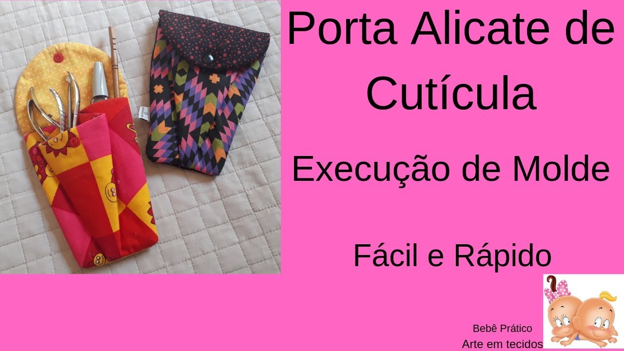 AULA 82 - PORTA ALICATE DE CUTÍCULA - MUITO FÁCIL - EXECUÇÃO DE MOLDE