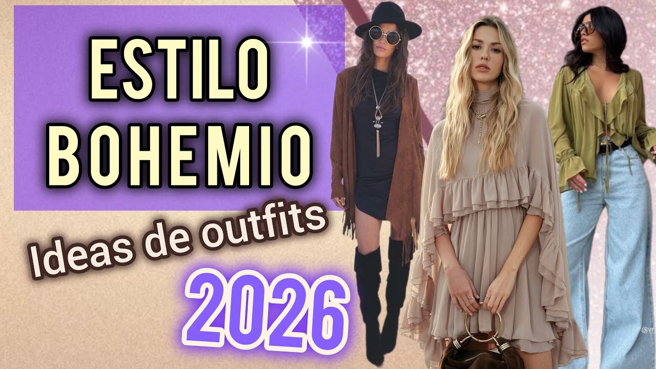 ✅🚨COMO LLEVAR EL ESTILO BOHEMIO EN 2026⚠️IDEAS DE OUTFITS BOHEMIOS OTO&Ntilde;O INVIERNO2025/2026✨FASHION29