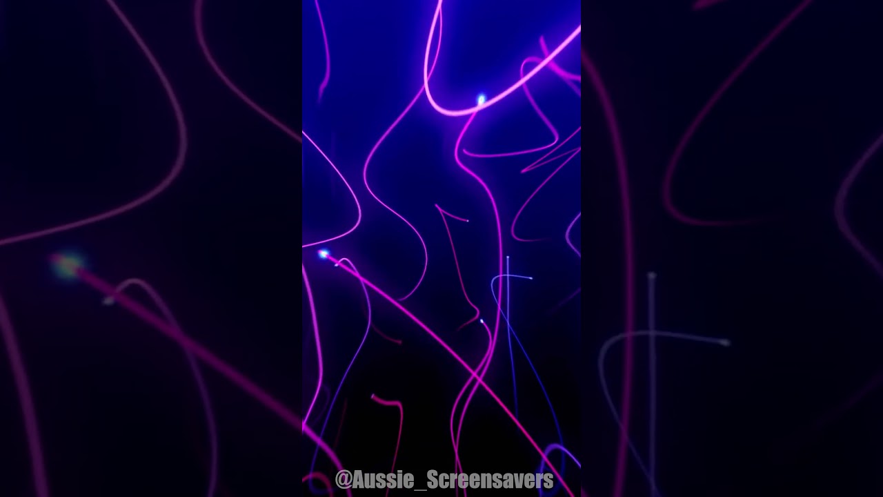 Invisible Neon Lines Writing in the Air Screensaver | #short #shorts #shortvideo #shortsvideo