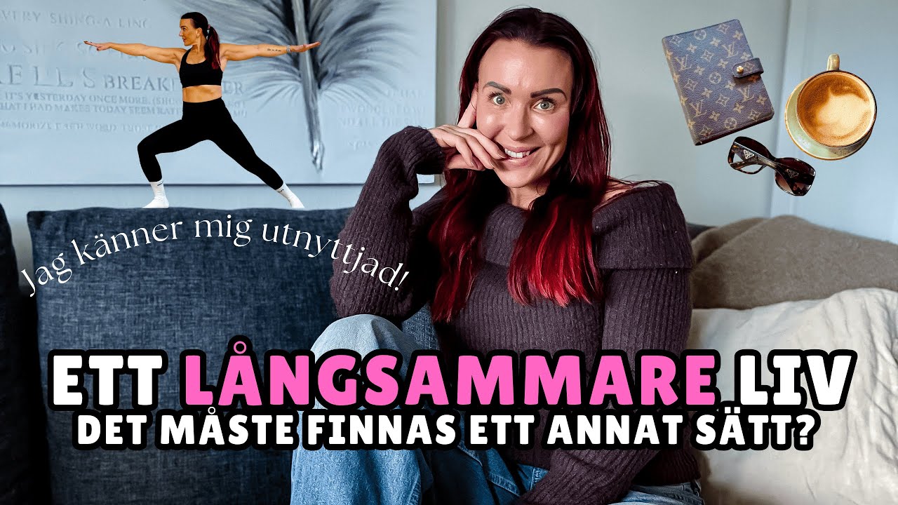 Ett l&aring;ngsammare liv- det m&aring;ste finnas ett annat s&auml;tt?