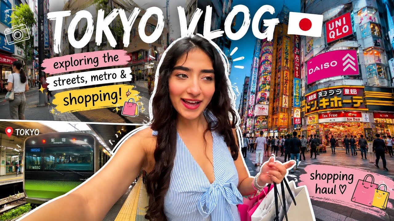Tokyo vlog 🇯🇵 exploring thestreets, metro @Nazilx 