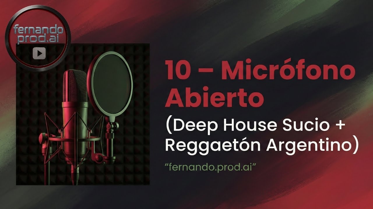Micrófono Abierto | Dirty Deep House + Reggaetón Argentino – AI Music