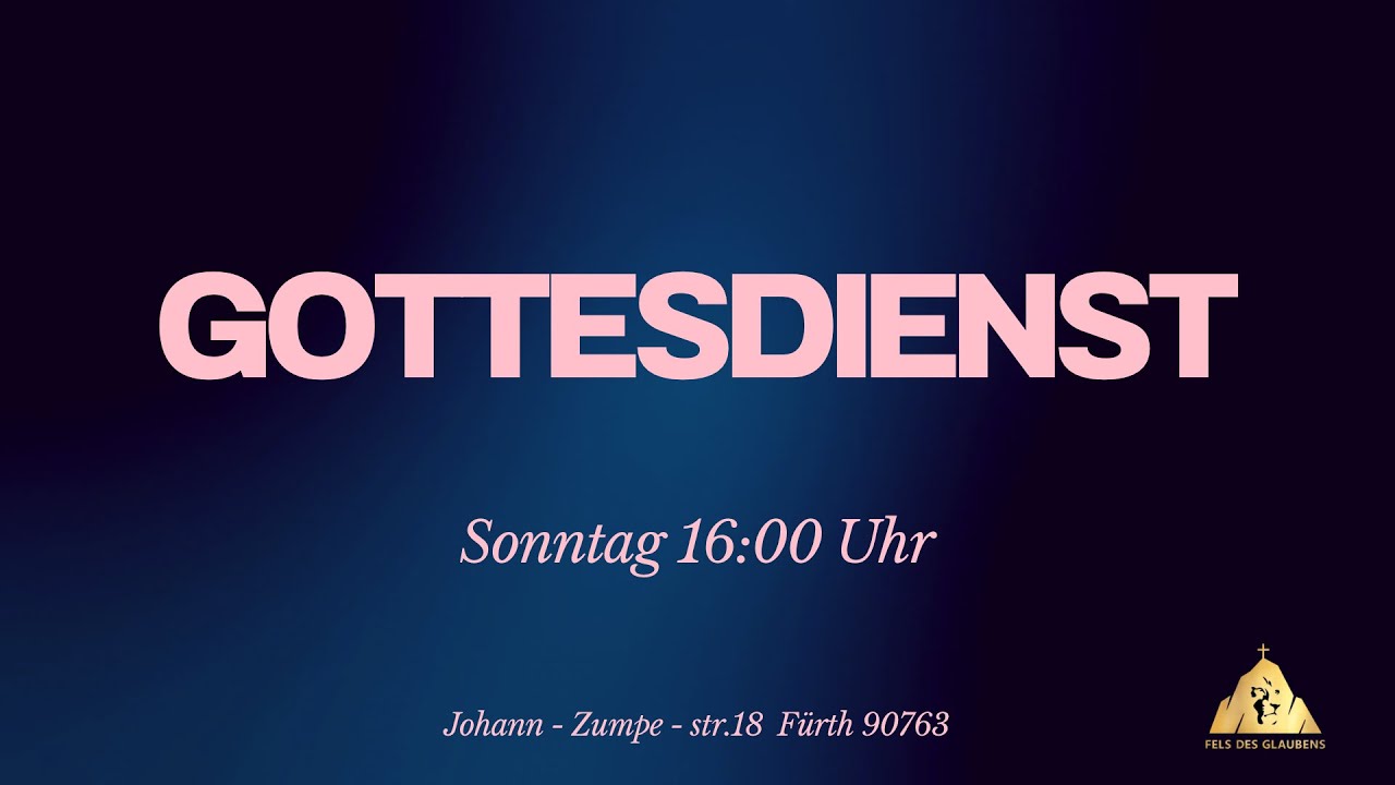 Gottesdienst: 01.02.2026  Thema:  Sprecher : Lorenzo