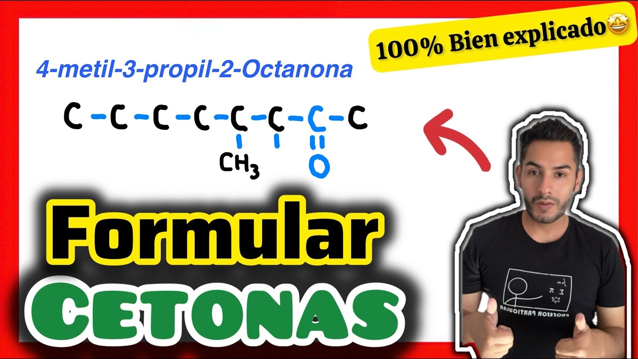 ​​​✅​Formular CETONAS Ejercicios [𝐄𝐱𝐩𝐥𝐢𝐜𝐚𝐝𝐨 𝐞𝐧 𝟔 𝐦𝐢𝐧𝐮𝐭𝐨𝐬❌​😵] Química