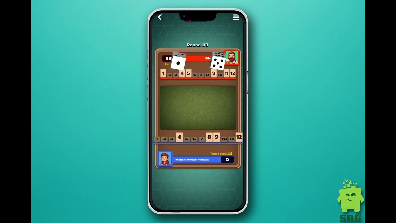 Shut The Box - Dice Puzzle