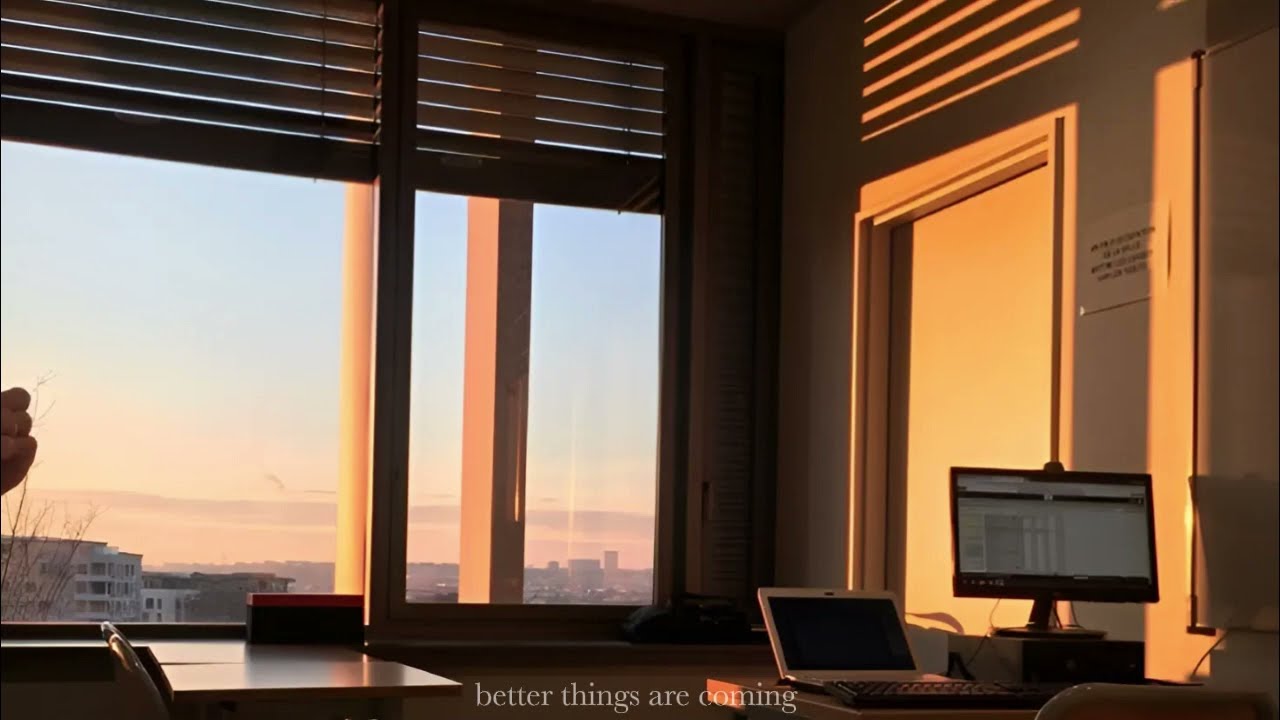 pov: you are studying at sunset