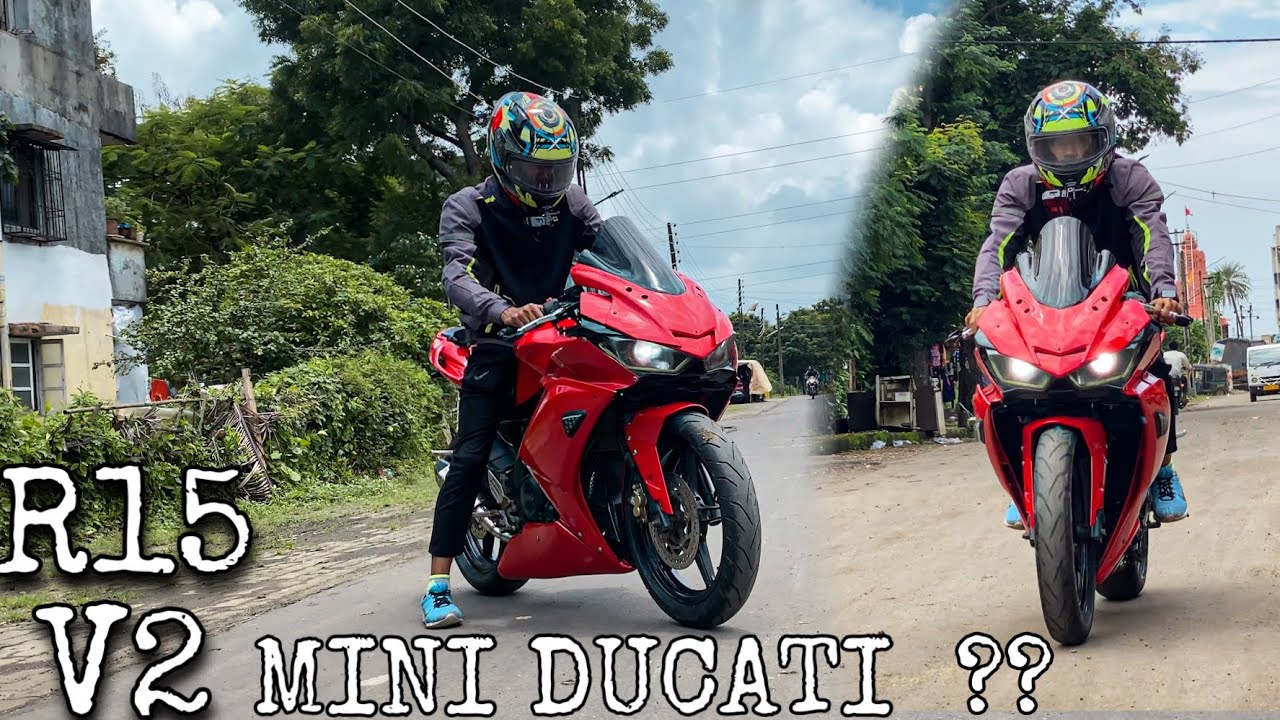 Yamaha R15 V2 Modified Into Mini Ducati 🤯 || Yamaha owners must watch ❤️