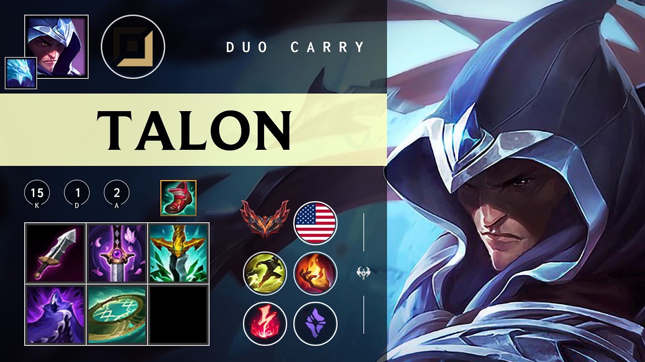 Talon ADC vs Miss Fortune - NA Grandmaster Patch 26.03