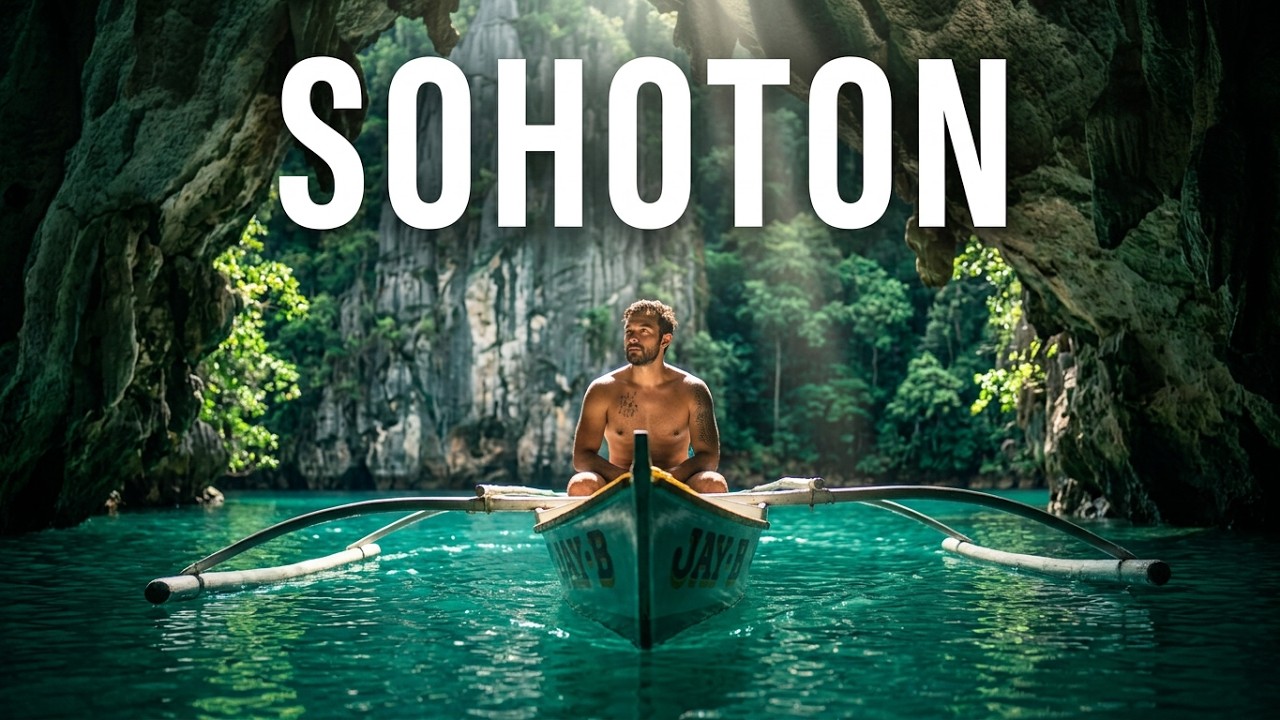 SOHOTON COVE! SIARGAO Island!  Sohoton Cove Day Trip!   Caves, Cliff Jumping, Stingless Jellies!