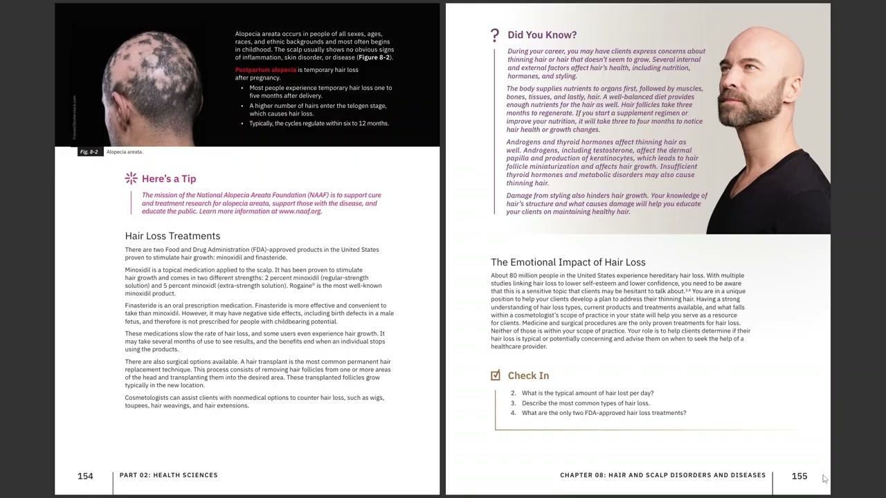 Milady Cosmetology Ch 8 Pages 150-163 Hair & Scalp Disorders & Diseases