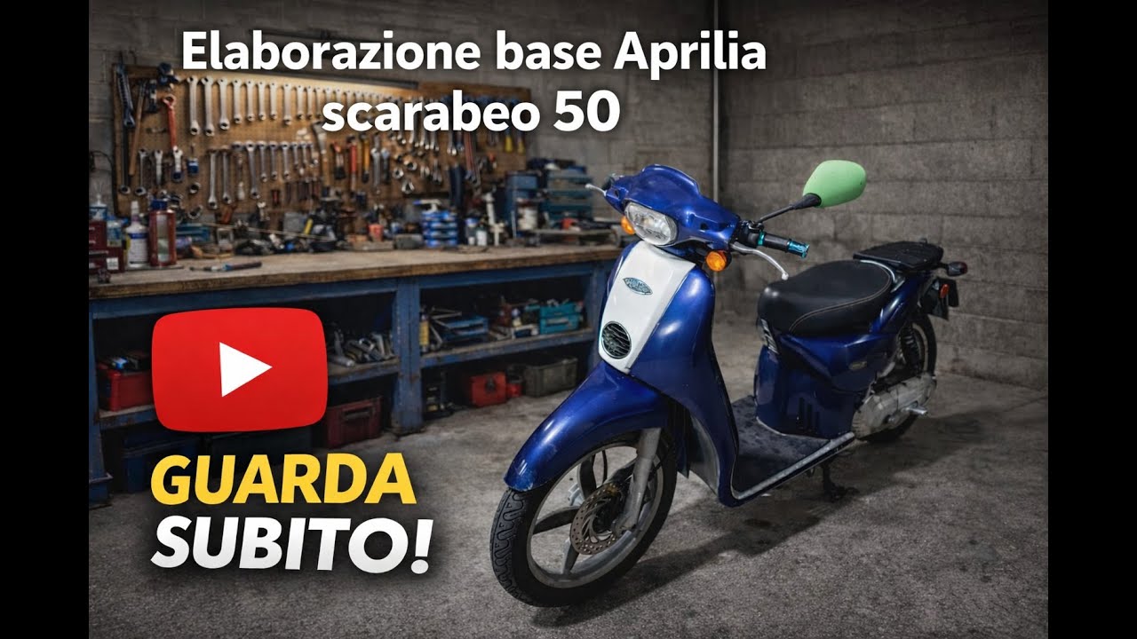APRILIA SCARABEO 50: ritorno alla vita