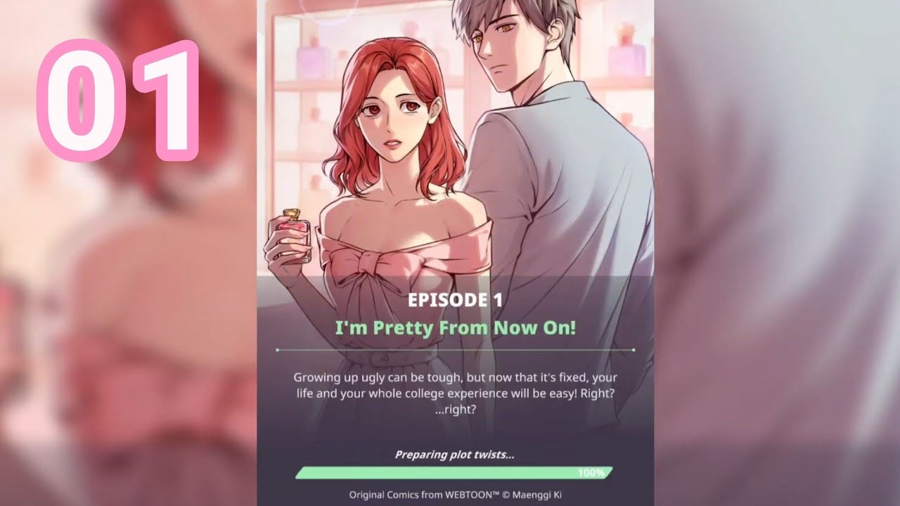 Unfolded: Webtoon Stories (Romance Story Gameplay) - Episode 1 & 2 (Android)