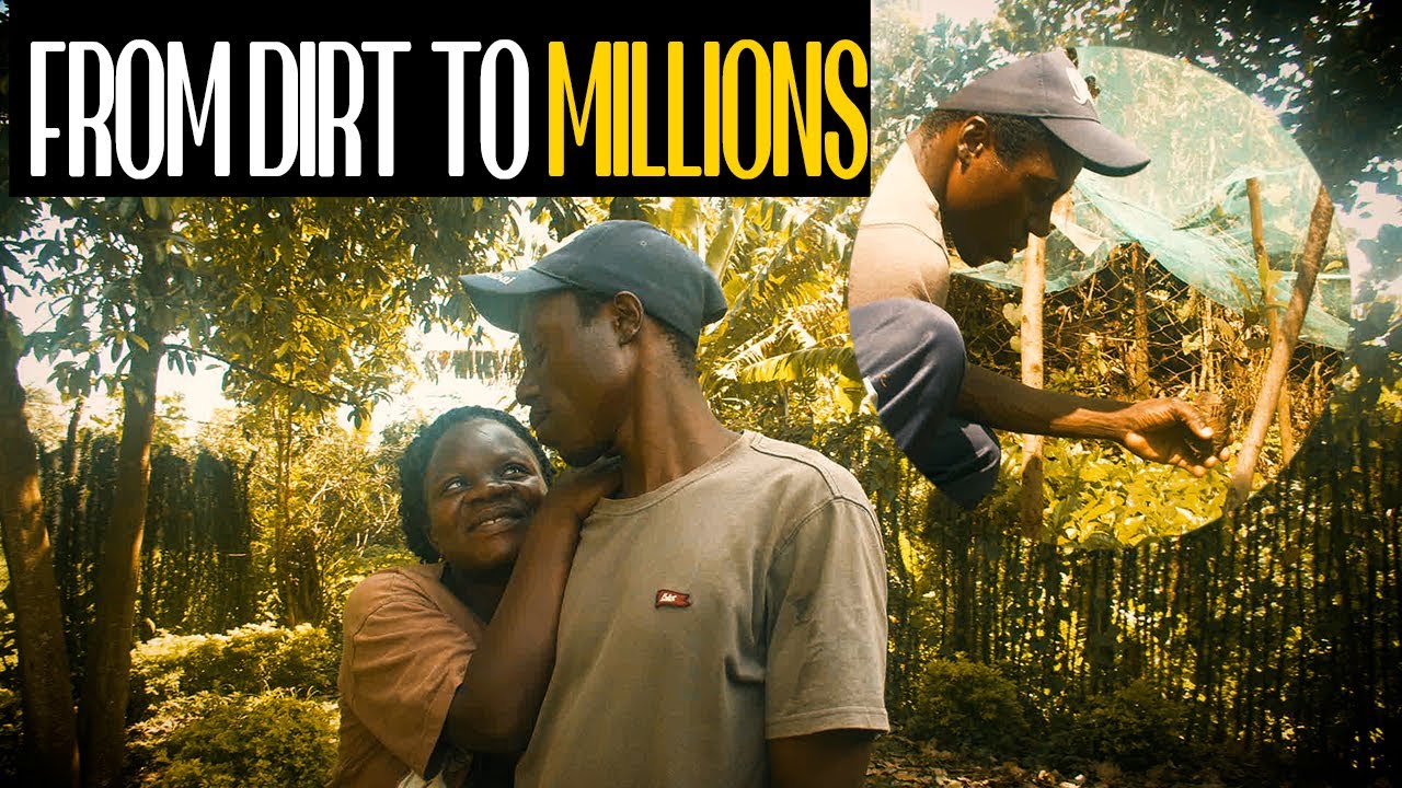 Uneducated but making millions in coffee farming.