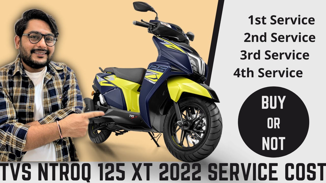 TVS Ntorq 125 XT Service Cost | Maintenance Cost | Service Schedule | Free Service | First Service