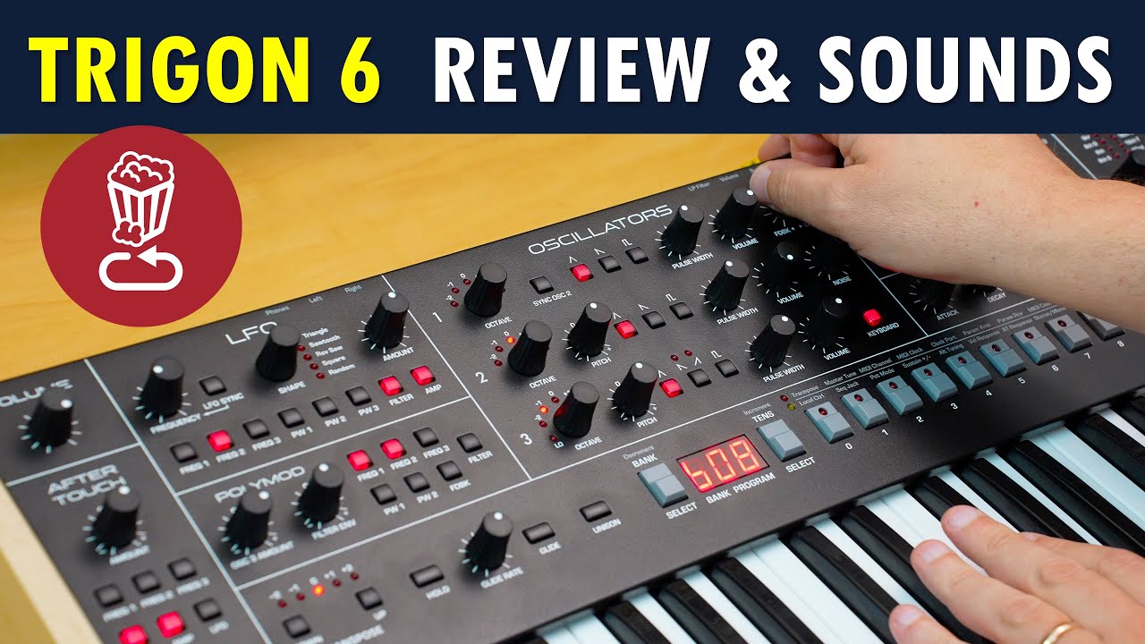 Trigon 6 Review // Sequential's take on an old, monster soul: a 3 VCO, ladder filter polysynth