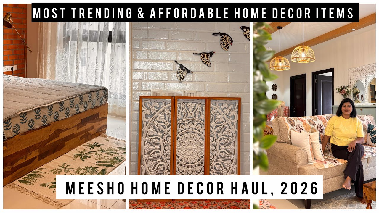 Meesho Home Decor Haul 2026 | Budget Finds Starting ₹181 | Trending & Affordable Home Items