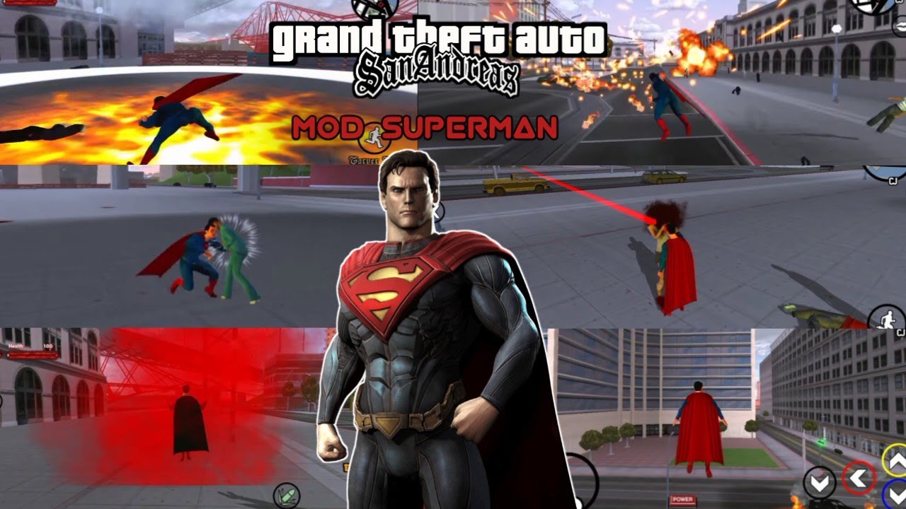 how to install superman mod in gta san andreas android