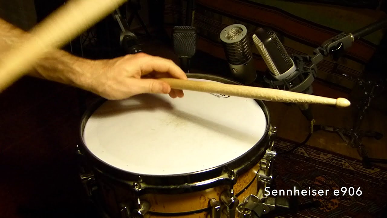 Microphones Caisse Claire - Snare Drum (Shure SM57 / Sennheiser E906 / Aston Origin / AKG C214)