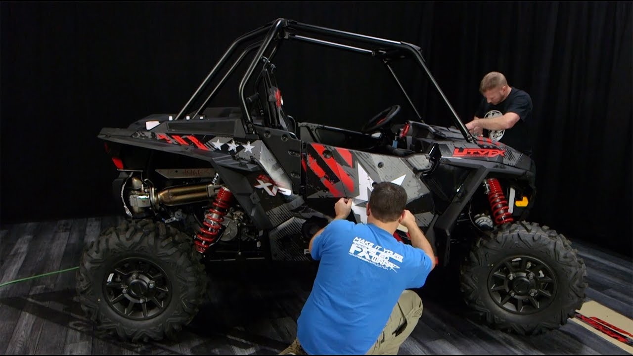 UTVFX Graphics | How-To Install a UTVFX Side-by-Side Wrap