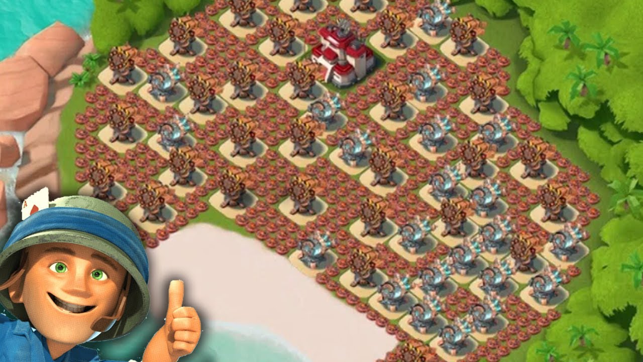 ATTACKING INSANE BASES! USING ALL ZOOKAS! Boom Beach Gameplay