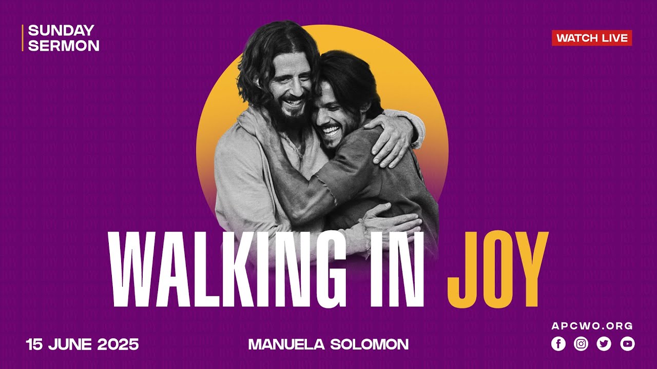 Walking in Joy | LIVE Church Service (Sun Jun 15, 2025)