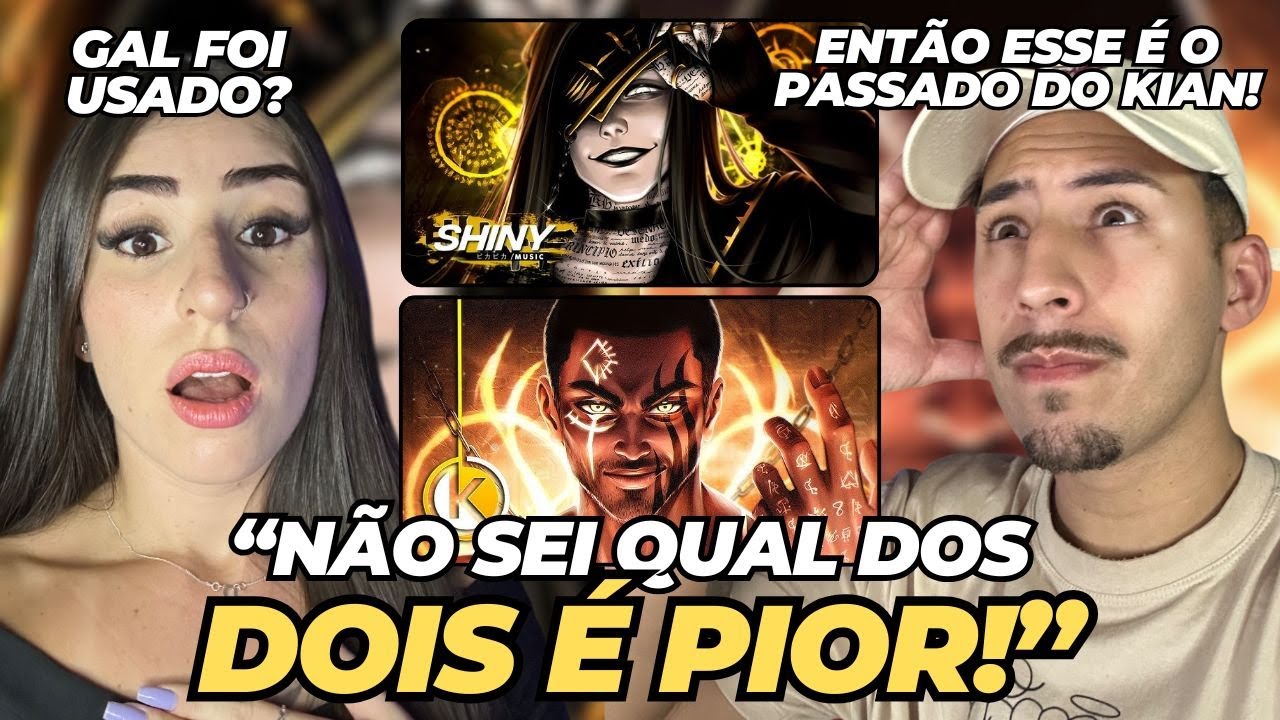 OS VILÕES DA OBRA!  Injustiça | Gal | Shiny / Kian - Desconjuração | Okabe  (Ordem Paranormal) REACT