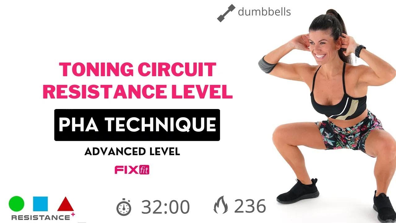 Resistance PHA: Total Body Toning With Weights – No Jumps!