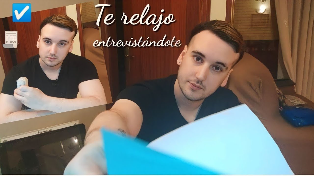 Asmr entrevista 🧾 asmr tocando tu cara ☑️ asmr examen de los nervios craneales 🎧 asmr visual