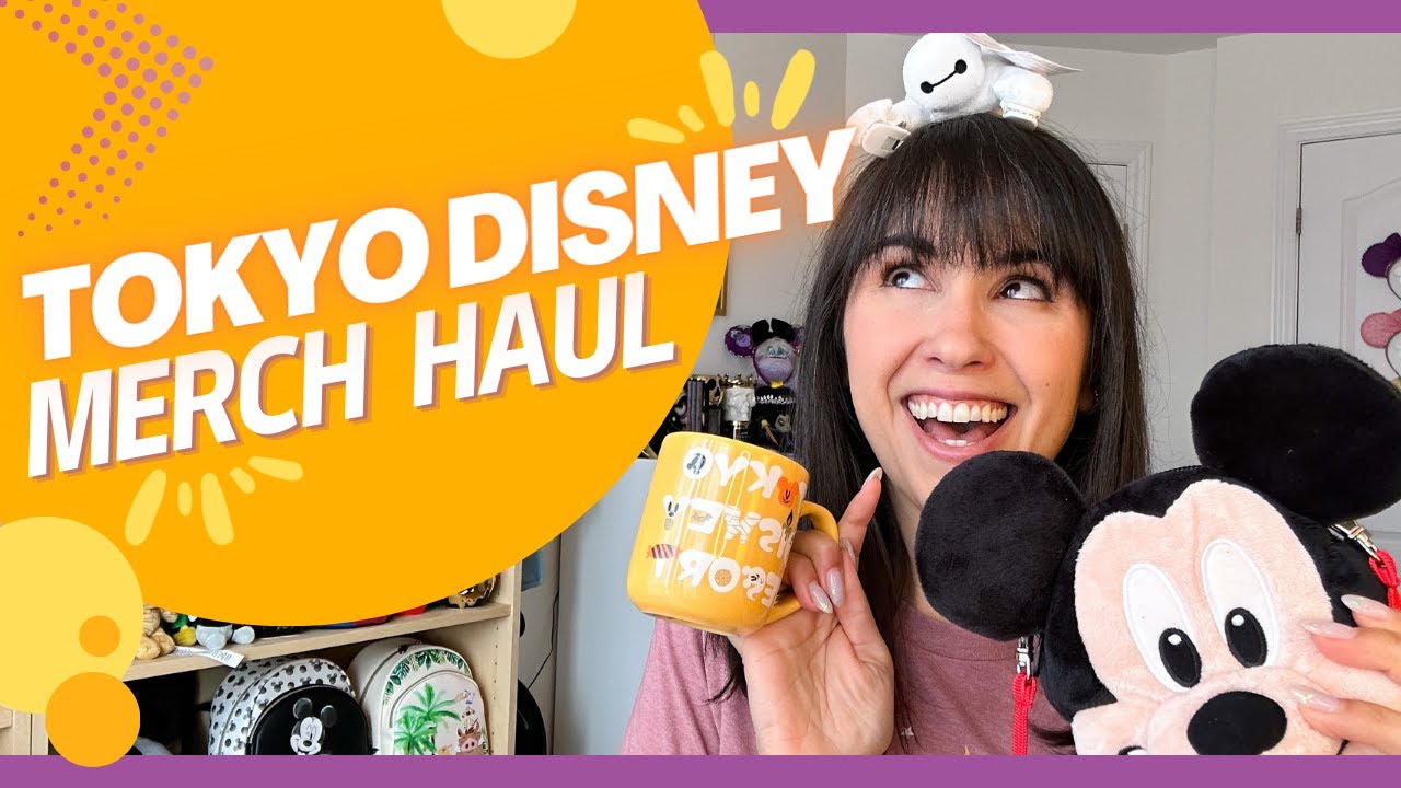 TOKYO DISNEY MERCH HAUL - Everything I Bought At Tokyo Disney Resort
