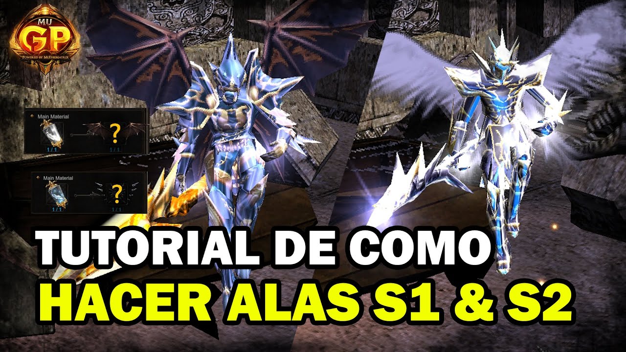 TUTORIAL COMO HACER ALAS/CAPA S1 & S2 DE FORMA SENCILLA🔥💯- MUGP S18.2