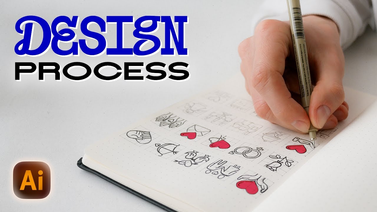 Logo and Icon Design Process From Start to Finish in Illustrator