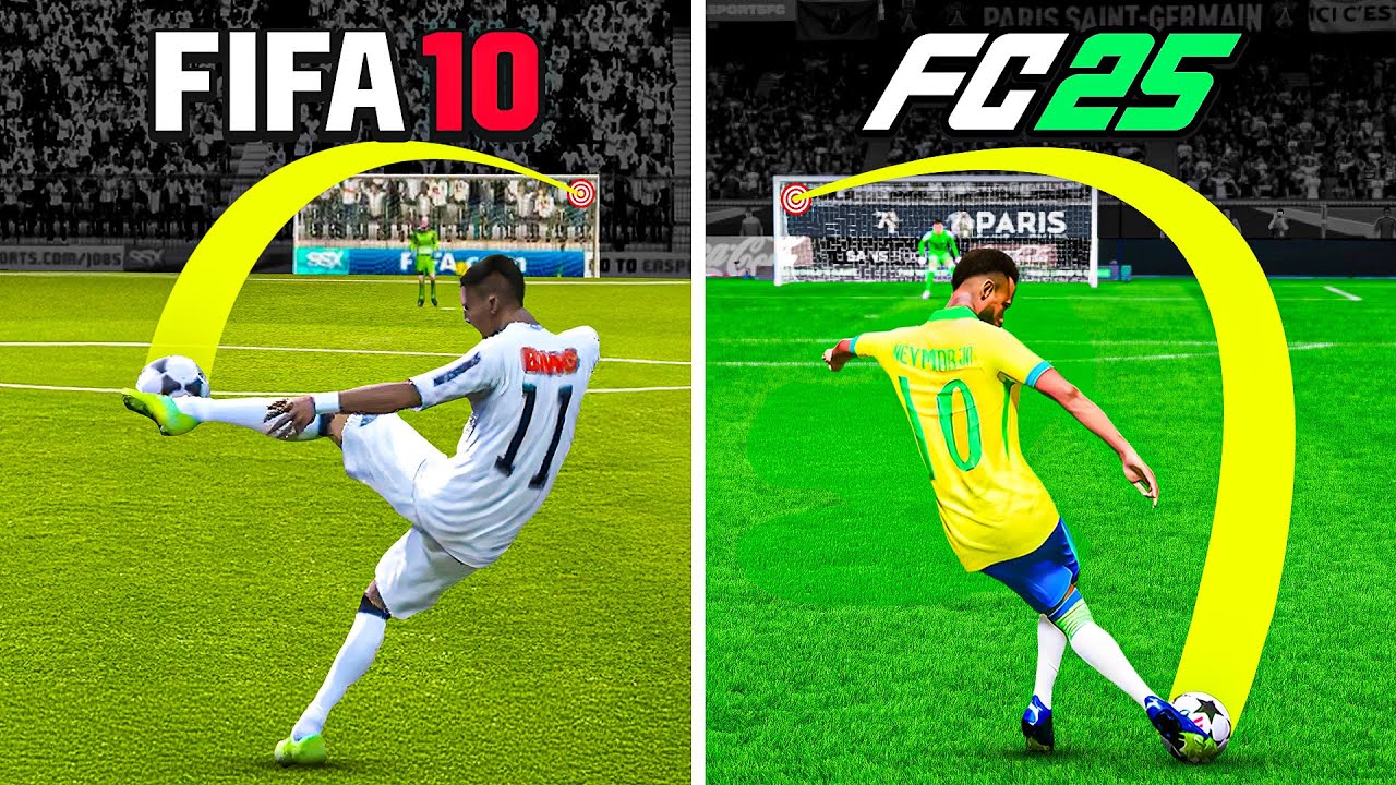 Забить 1 потрясающий гол с Неймаром в каждой игре FIFA