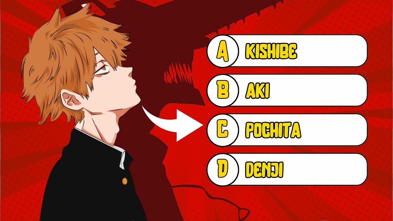 CHAINSAW MAN QUIZ 🔥 20 CHARACTERS