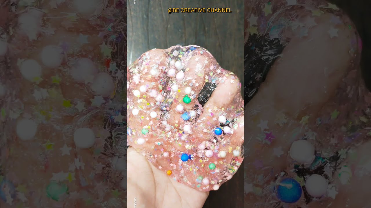 #pinkslime #clearslime #glitterslime #foamslime  #shorts #youtubeshorts #trending
