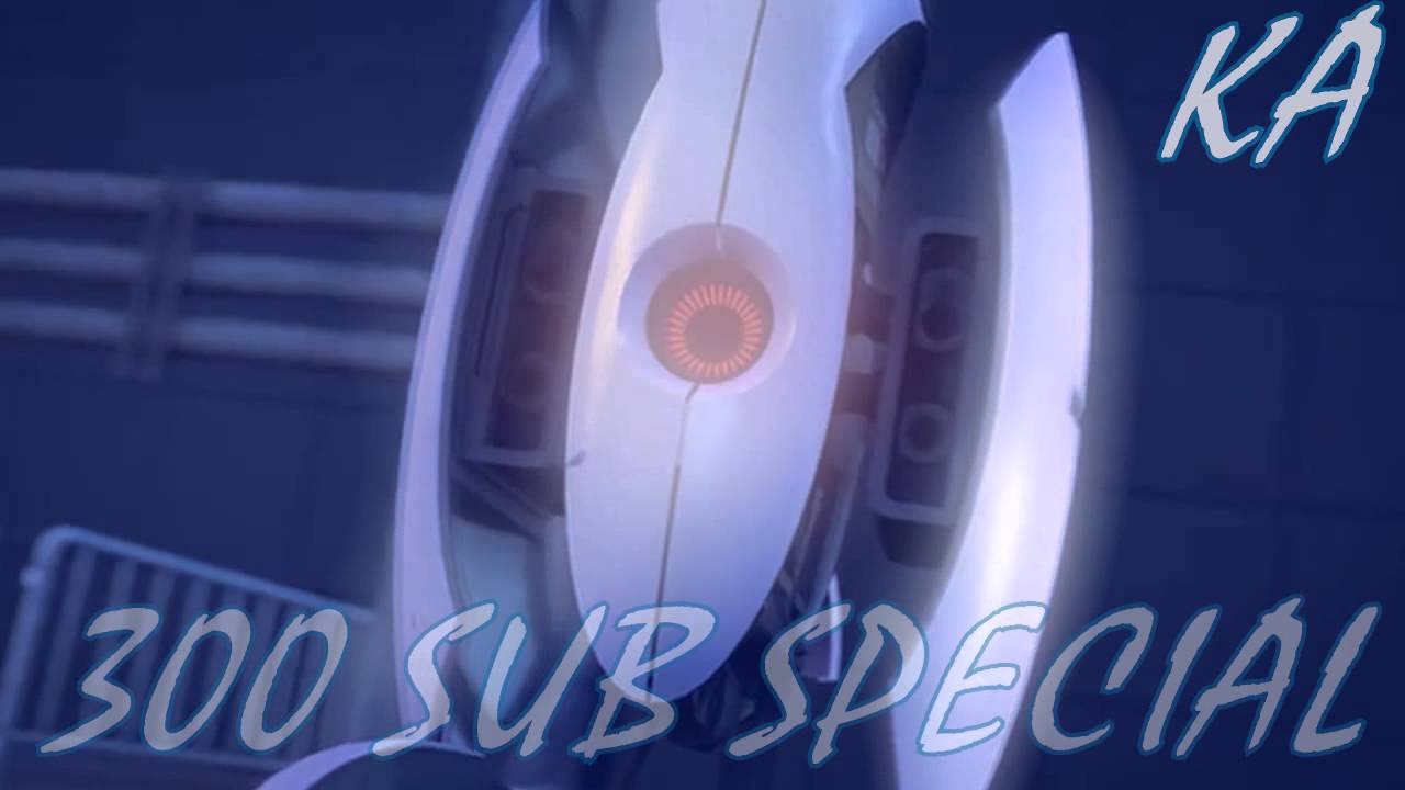 Portal 2 - turret G.O.D sparta remix (300 sub special)