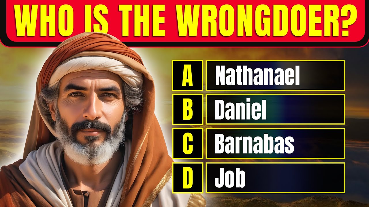 IMPOSSIBLE BIBLE QUIZ - WRONG EDITION - 25 Bible Questions To Test Your Bible Knowledge - Bible Quiz