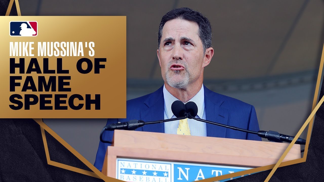 Mike Mussina is inducted into the Hall of Fame