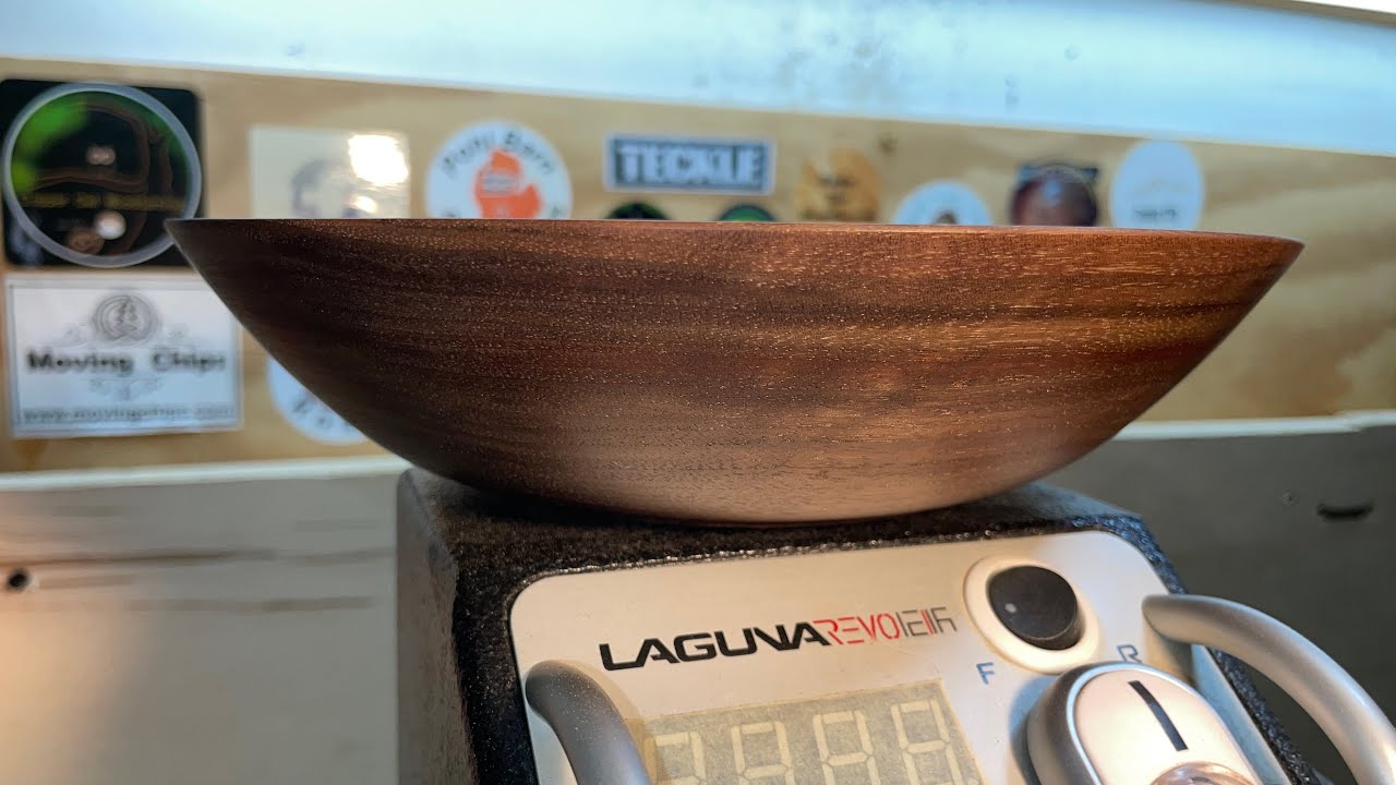 So Satisfying To Turn Wet Wood Into A Beautiful Bowl And Letting It Warp Over Time - Black Walnut