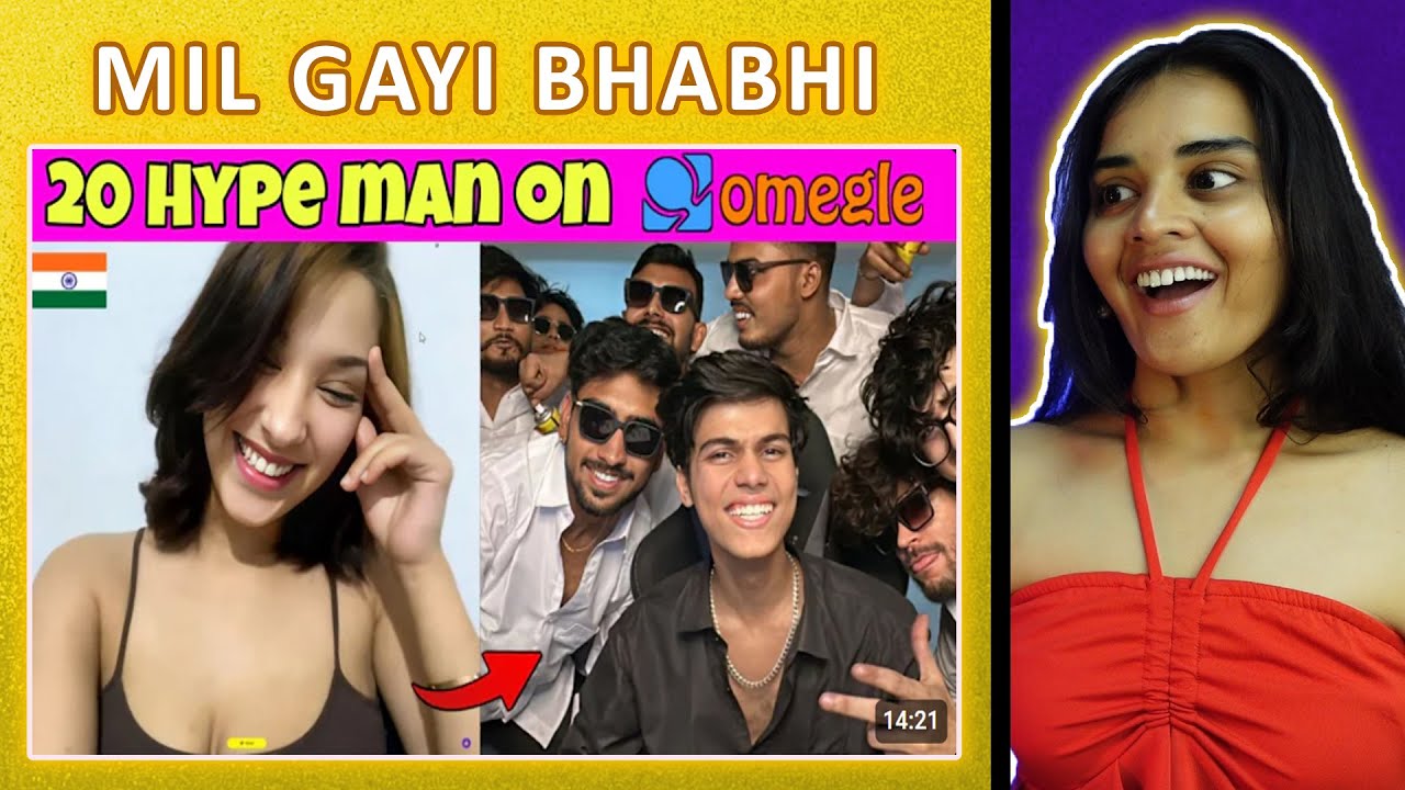 FOUND MY Love with 20 HYPEMAN on OMEGLE 😍 REACTION | adarshuc | Neha M.