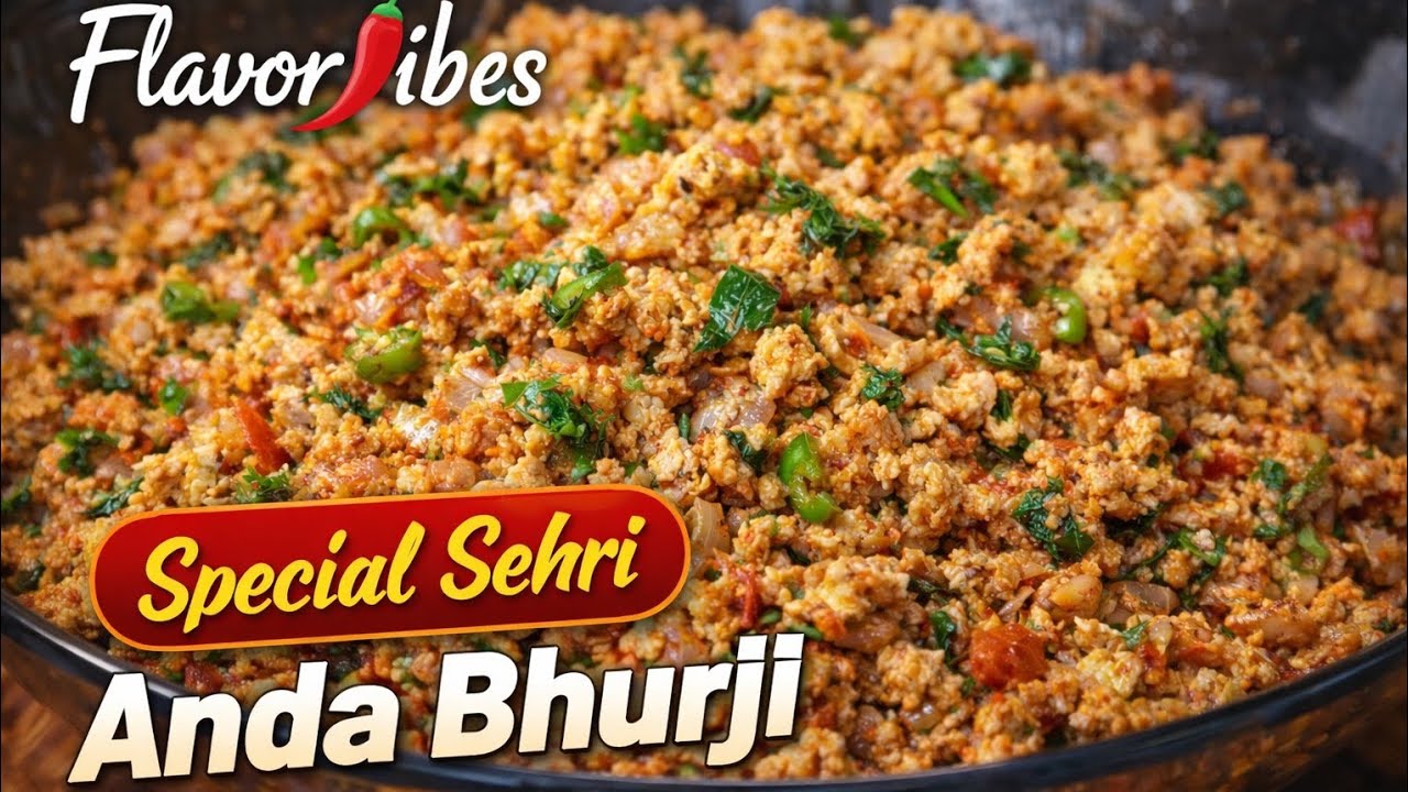 🌙✨ Sehri Special Anda Bhurji – Ready in Just 10 Minutes! @FlavorVibes-810 