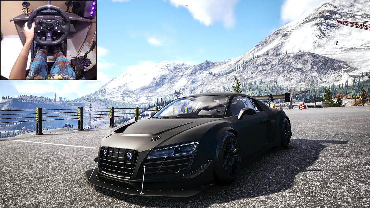 CarX Street PC - 700HP Audi R8 (Uphill Climb)Steering Wheel Gameplay